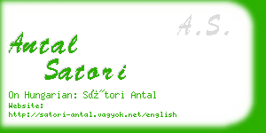 antal satori business card